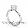 Promise Ring, Rose Engagement Ring,Princess Ring,Wedding Ring,Bridal Ring, Man Made Diamond, Unique Engagement Ring 0272