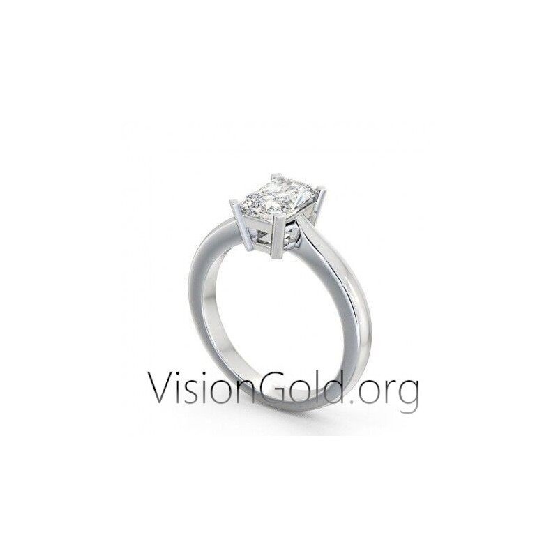 Κλασικο Μονοπετρο Για Προταση Γαμου Με Αρχοντικο Design / Monopetro 0290