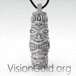 Joyería de collar de hombre tribal tótem | Joyas de alta calidad para hombres 0059