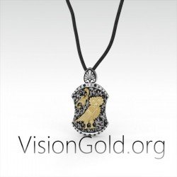 Unique Handmade Greek Pendant Goddess Athena Necklace - Owl Of Athene, Goddess Warrior 0063