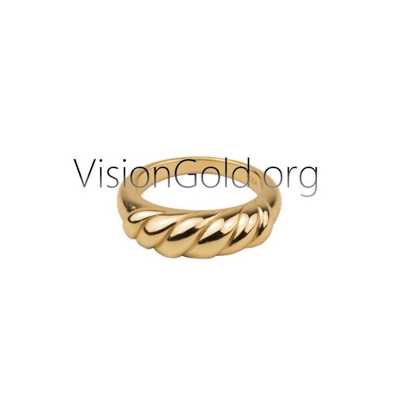 Unique Ring For Women, Sterling Silver Fashion Ring 0786