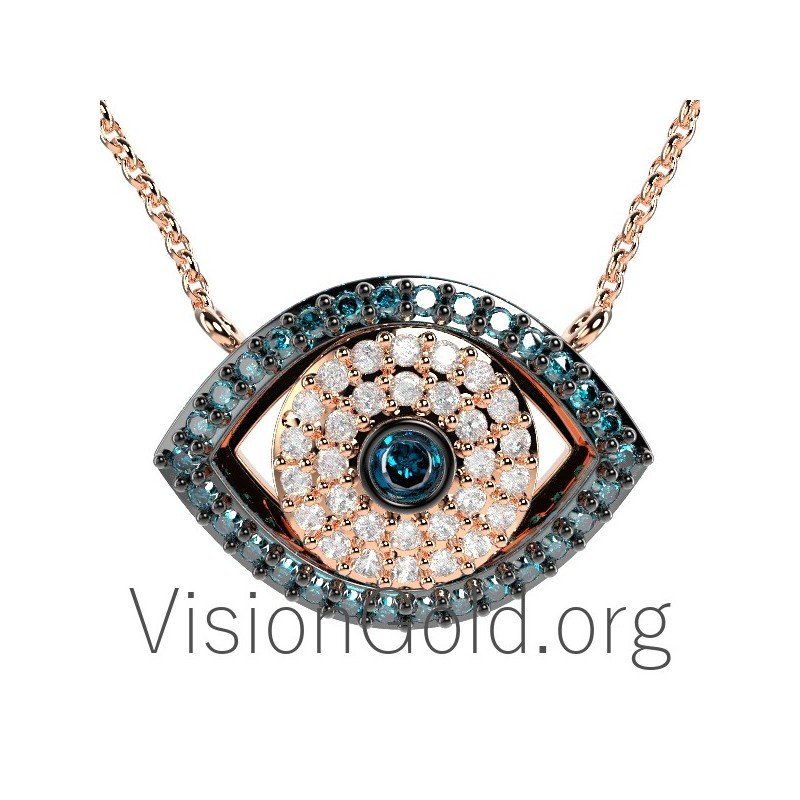Necklaces Multilayer Jewelry Womans High Quality Necklace Girl Pendant With Evil Eye 0433