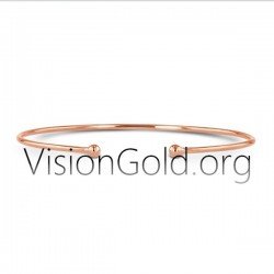 Γυναικειο Βραχιολι Λεπτο Σε 18 Καρατια Χρυσου Με Μπριγιαν Διαμαντια  Σε Λευκο Κιτρινο Η Ροζ Χρυσο 0176