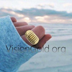 Rings for Women, Gold Statement Ring, Big Rings, Vintage Rings