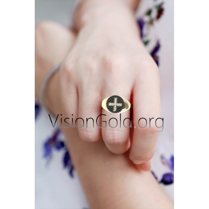 Γυναικείο δαχτυλίδι Σταυρός 0472