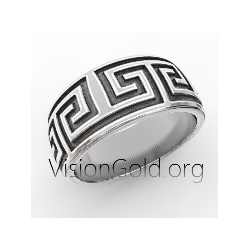 Ανδρικο δαχτυλιδι Μαιανδρος | Μαιανδρος Ελληνικο Κοσμημα
