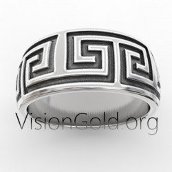 Ανδρικο δαχτυλιδι Μαιανδρος | Μαιανδρος Ελληνικο Κοσμημα