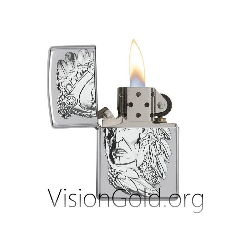 Encendedor tipo indio Zippo Chief | Encendedores Zippo Tesalónica 0002