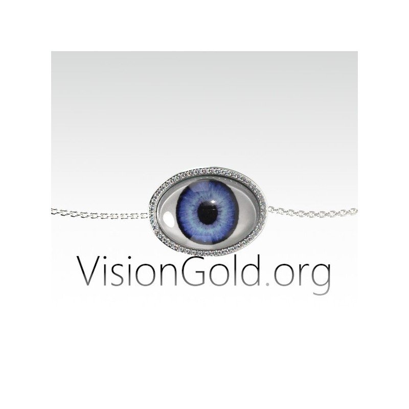 Γυναικειο Βραχιολι Ματι Μεγαλο Με  Διαμαντια Μπριγιαν 0195