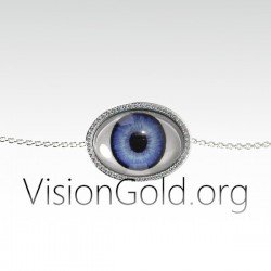 Protective eye bracelets by Visiongold® With Brilliant Diamonds 0195