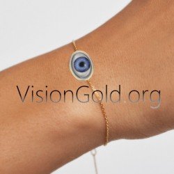 Protective eye bracelets by Visiongold® With Brilliant Diamonds 0195