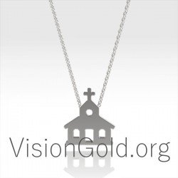 Ιδιαιτερο Γυναικειο Κολιε Εκκλησακι 0366