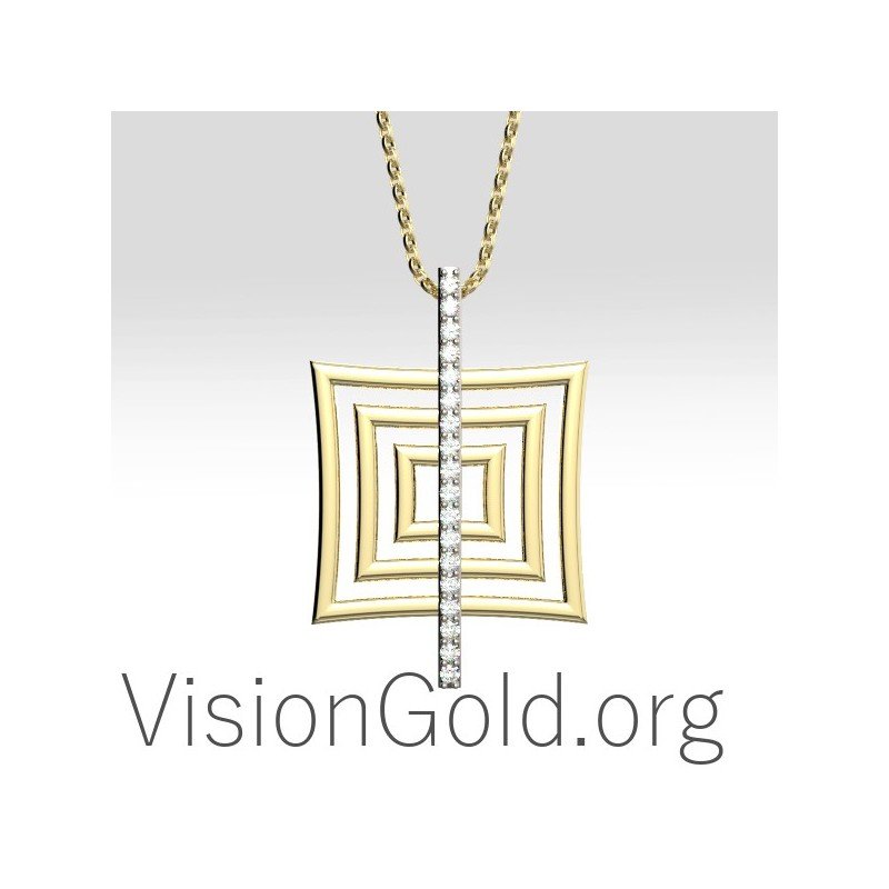 Εντυπωσιακο Και Ιδιαιτερο Γυναικειο Κολιε Γεωμετρικα Σχεδια Με Πετρες 0378