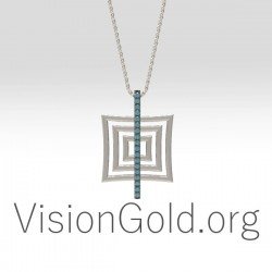 Εντυπωσιακο Και Ιδιαιτερο Γυναικειο Κολιε Γεωμετρικα Σχεδια Με Πετρες 0378