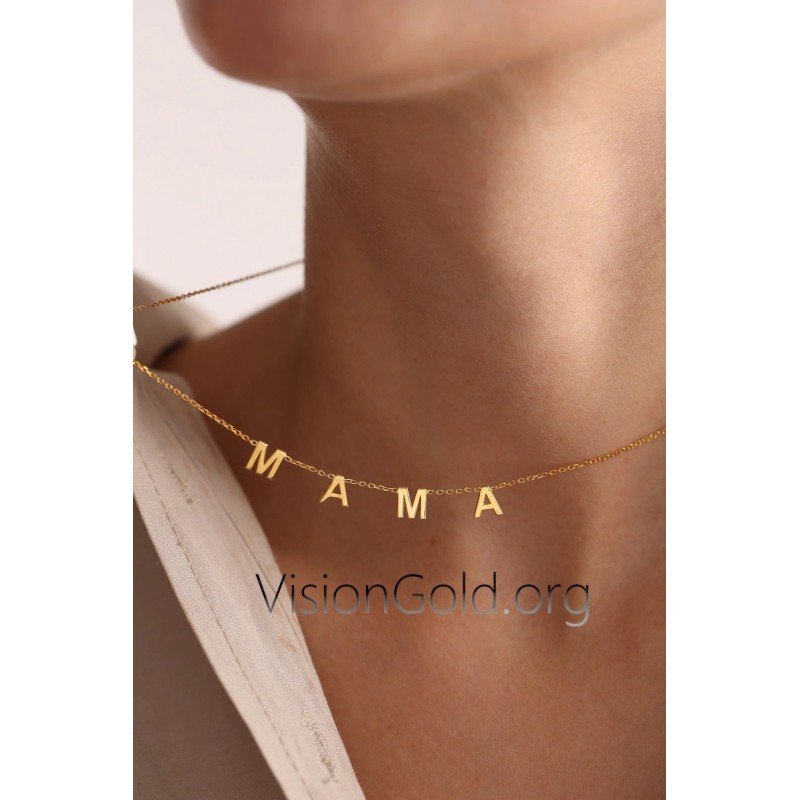 Mom's Halskette | Geschenk für Mama | Schmuck für Mama 0655