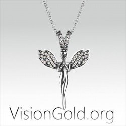 VisionGold.org® silbernes Wasserhalsband|Silbernes