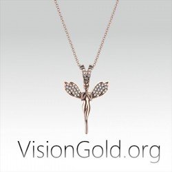 VisionGold.org® silbernes Wasserhalsband|Silbernes