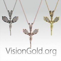 VisionGold.org® silbernes Wasserhalsband|Silbernes