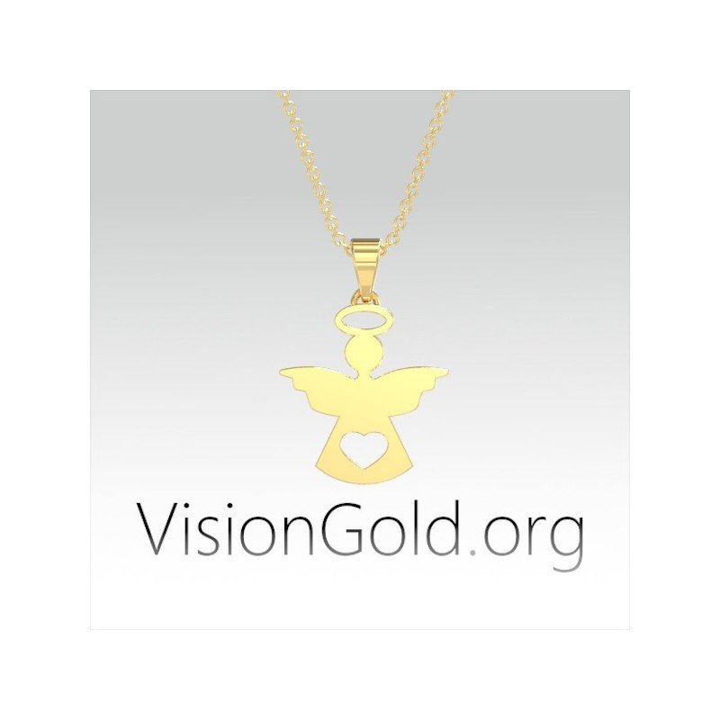 Ожерелье VisionGold.org® для мам|Ожерелье ангела для мамы 0641