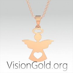 Ожерелье VisionGold.org® для мам|Ожерелье ангела для мамы 0641