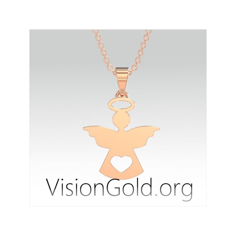 Ожерелье VisionGold.org® для мам|Ожерелье ангела для мамы 0641