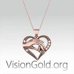 Visiongold.Org® Κολιε Καρδια Για Μαμα | Δωρα Για Μαμα 0629