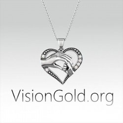 Visiongold.Org® Κολιε Καρδια Για Μαμα | Δωρα Για Μαμα 0629