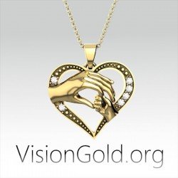 Visiongold.Org® Κολιε Καρδια Για Μαμα | Δωρα Για Μαμα 0629