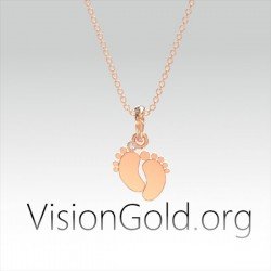 Κολιε Πατουσακια Μωρου|Κολιε Μαμα 0593