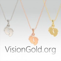 Κολιε Πατουσακια Μωρου|Κολιε Μαμα 0593