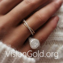 Pinky Ring For Women - Small Finger Ring - Chevalier Ring Woman - Pinky Ring Gold - Gold Rings For Women 1023