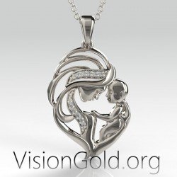 Специальное женское ожерелье для матери и ребенка 0668