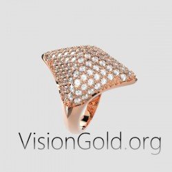 Fashion Γυναικειο Δαχτυλιδι Με Ζιργκον Πετρες | Δαχτυλιδια Γυναικεια Μοντερνα 0722