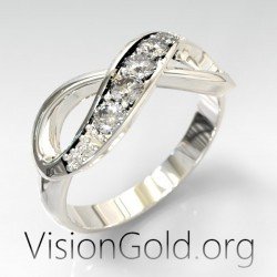 Δαχτυλιδι Απειρο | Χρυσο Δαχτυλιδι Απειρο | Γυναικεια Δαχτυλιδια 1006