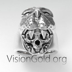 Ασημένιο ανδρικό δαχτυλίδι Apocalypto - πρωτότυπα ανδρικά