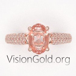 Δαχτυλιδι με μοργκανιτη για προταση γαμου - Εναλλακτικα