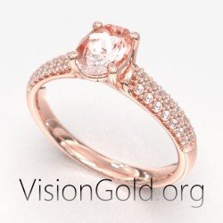 Δαχτυλιδι με μοργκανιτη για προταση γαμου - Εναλλακτικα