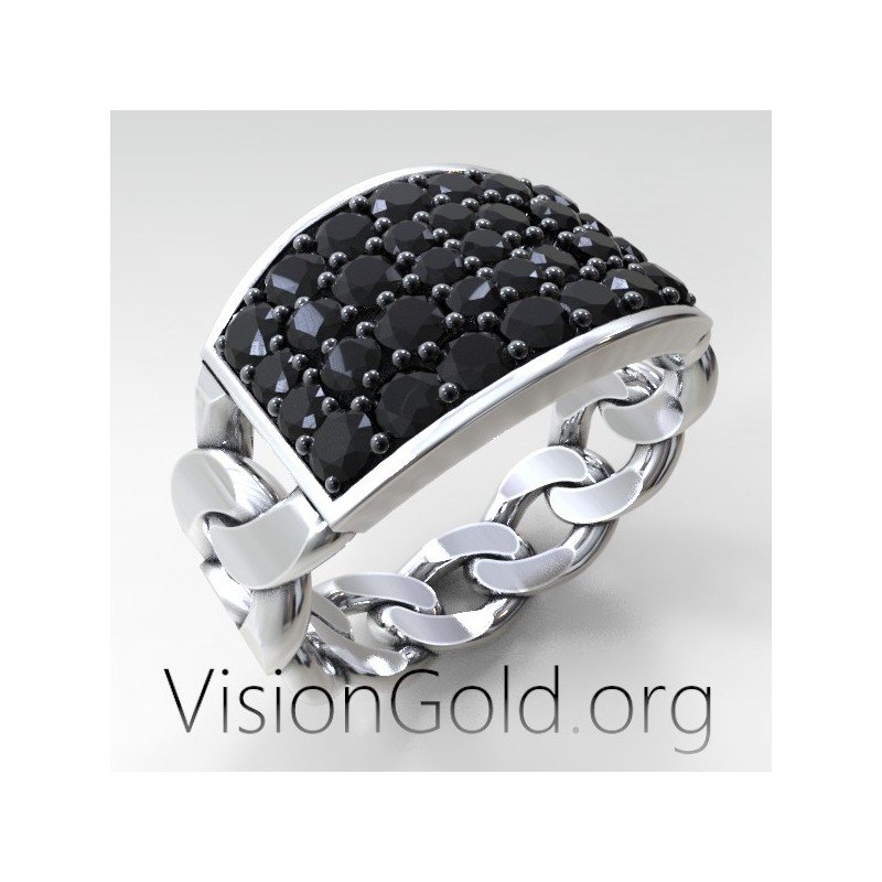 Ασημενιο Δαχτυλιδι Αλυσιδα | Δαχτυλιδι Αλυσιδα Χρυσο 0456