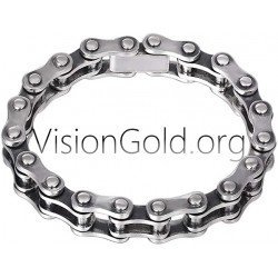 Pulsera de cadena de hombre única hecha a mano - VisiongoldⓇ Pulseras de hombre 0021