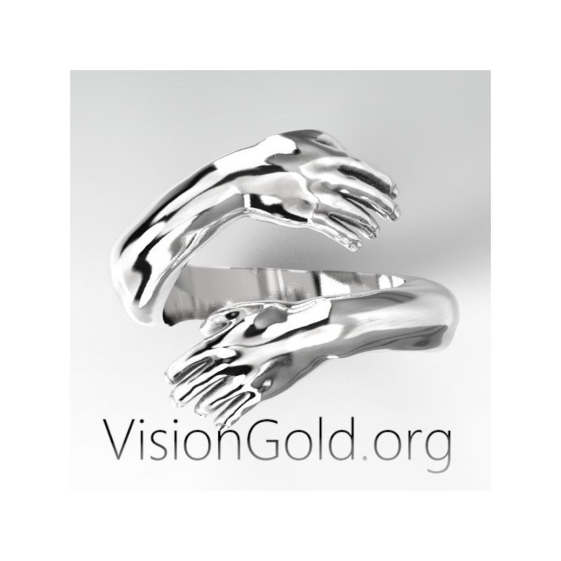 Δαχτυλιδι Χερια | Δαχτυλιδι Αγκαλια | Δαχτυλιδι Ερωτευμενων 0861