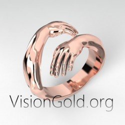 Δαχτυλιδι Χερια | Δαχτυλιδι Αγκαλια | Δαχτυλιδι Ερωτευμενων 0861