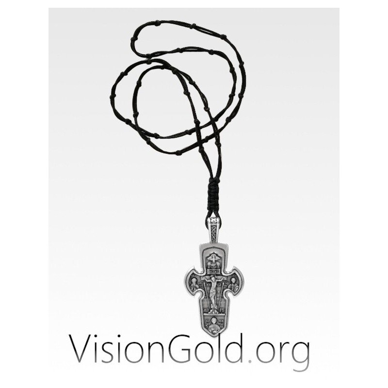 Neues stilvolles Rosarium Orthodoxes Kreuz