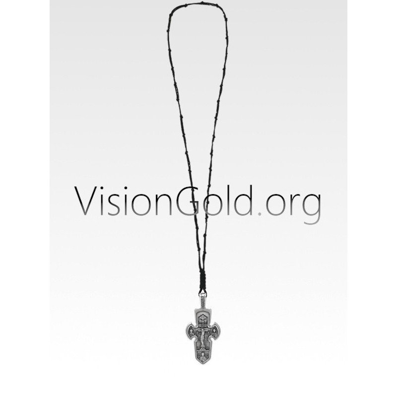 Neues stilvolles Rosarium Orthodoxes Kreuz