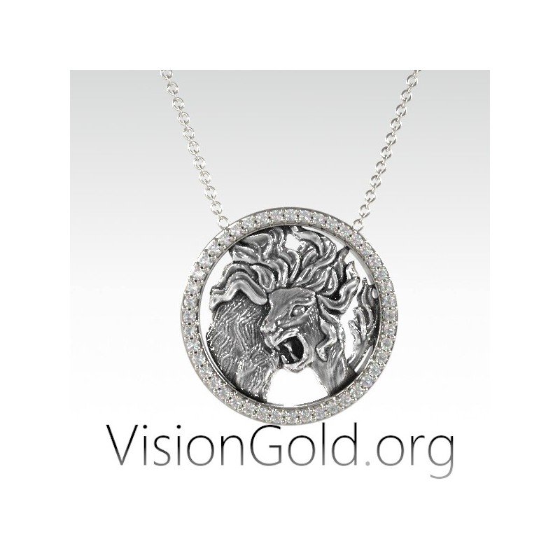 Ζώδια κολιέ Λέων 0719