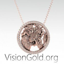 Ζώδια κολιέ Λέων 0719