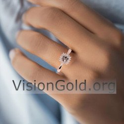 Δαχτυλίδι Με Μοργκανίτη|Visiongold® Δαχτυλίδια Μοργκανίτη 1186