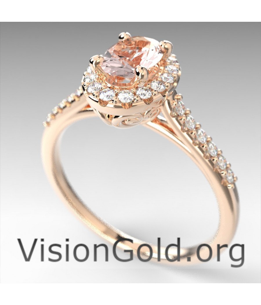 Ring für den Antrag mit MorganitVisionGold® Schmuck mit