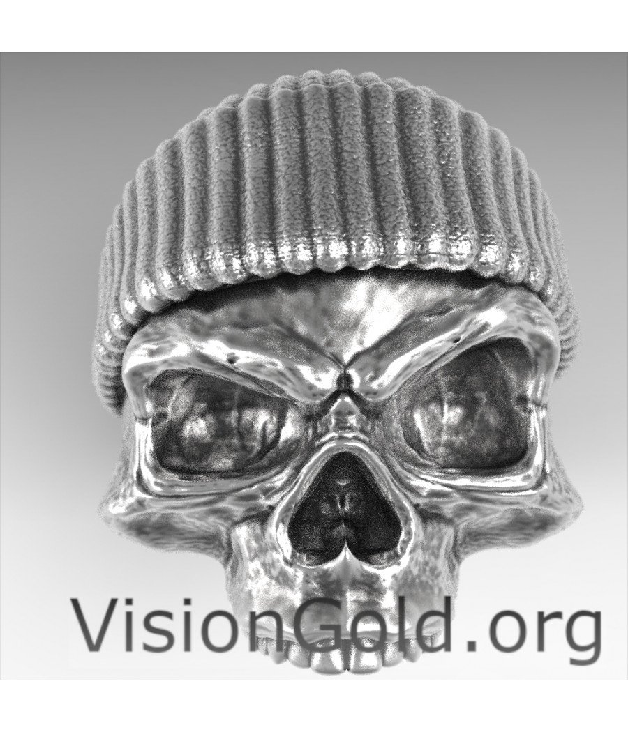 Visiongold® Herren Totenkopf Ring 0625 (Herrenkommando