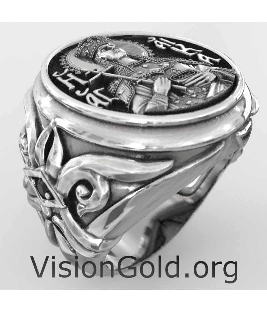 Anillo Santa Catalina-Visiongold® Anillos Con Santos 0646