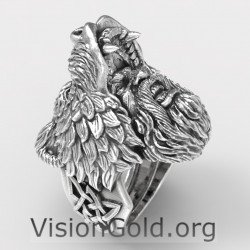 Silber Handmade Ring Hercules 0269